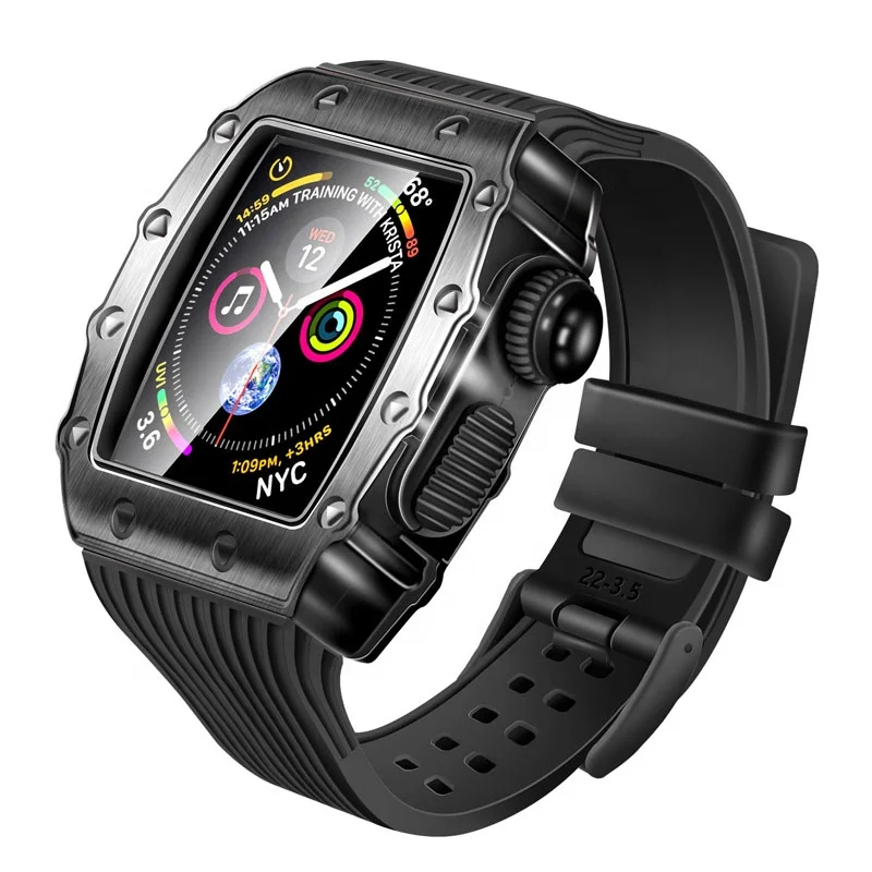 Top brand retrofitted metal protective case tempered film integrated for apple smart watch series 6 44mm original, Any combination of 4 colors
Top brand retrofitted metal protective case tempered film integrated for apple smart watch series 6 44mm original, Any combination of 4 colors