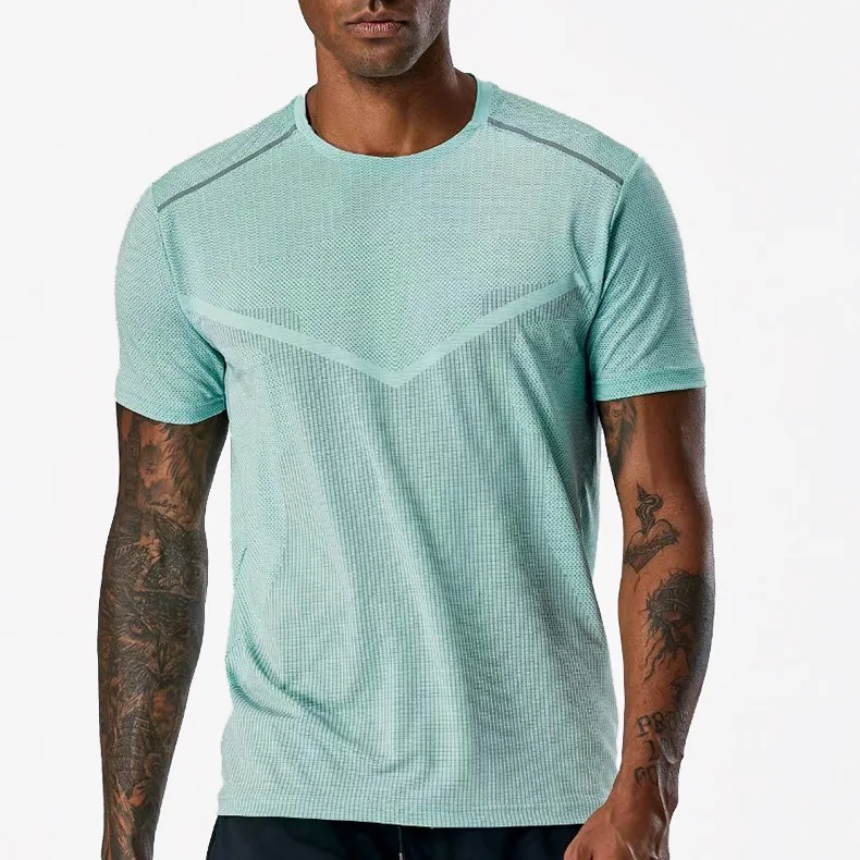 green Round Collar Classic Plaid Men Sweat Breathable Quick Dry Soft Running Workout Tops Fitness T-shirt Man Sport
green Round Collar Classic Plaid Men Sweat Breathable Quick Dry Soft Running Workout Tops Fitness T-shirt Man Sport
