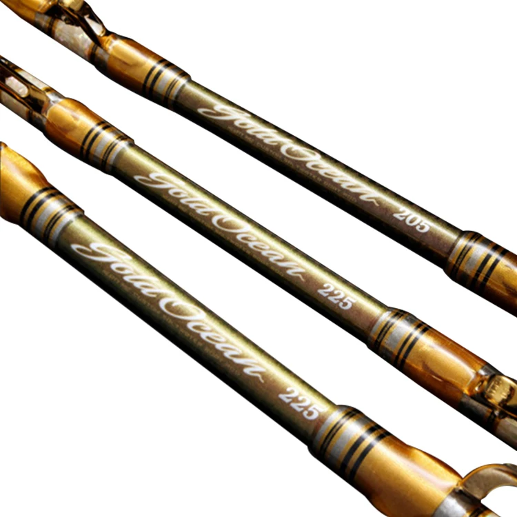 Wholesale HEARTY RISE-Gold Ocean rod high carbon fiber 2.01m-2.21m fishing rod blank, As photo show
Wholesale HEARTY RISE-Gold Ocean rod high carbon fiber 2.01m-2.21m fishing rod blank, As photo show