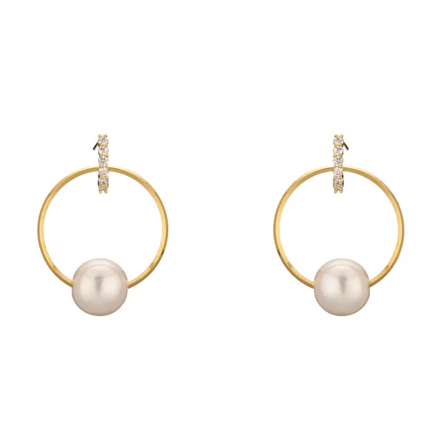 Korean Geometric Pearl Earrings 18k 22k Real Gold Plated Stud Earrings Gold Color Bijoux Zircon Hoop Earrings Fashion Jewelry
Korean Geometric Pearl Earrings 18k 22k Real Gold Plated Stud Earrings Gold Color Bijoux Zircon Hoop Earrings Fashion Jewelry