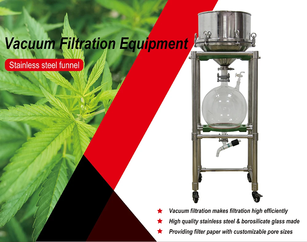 20l vacuum filtration glass filter funnel