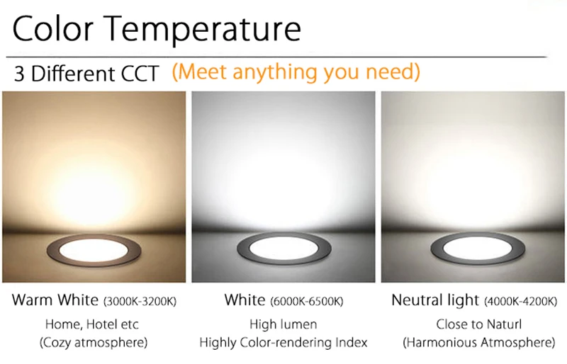 SMD5730 LED Downlight Dimmable 3W 5W 7W 12W 15W 18W LED Ceiling Downlight Light Cold Warm white Lamp LED Lamp Spot Light