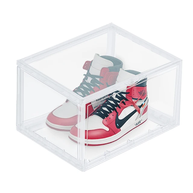 Hard Foldable Ready To Ship Black Transparent Clear Plastic Shoe Box Wholesale Srackable Organizer Storage Magnetic, Black\white\transparent (optional)
Hard Foldable Ready To Ship Black Transparent Clear Plastic Shoe Box Wholesale Srackable Organizer Storage Magnetic, Black\white\transparent (optional)
