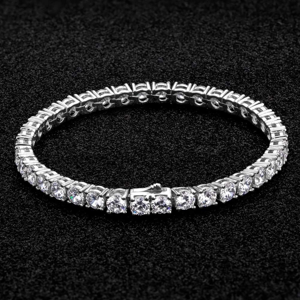Wholesale 14K White Gold Plated 5A CZ Tennis Chain Bracelet Women Mens Jewelry Iced Out Cubic Zirconia Diamond Tennis Bracelet
Wholesale 14K White Gold Plated 5A CZ Tennis Chain Bracelet Women Mens Jewelry Iced Out Cubic Zirconia Diamond Tennis Bracelet
