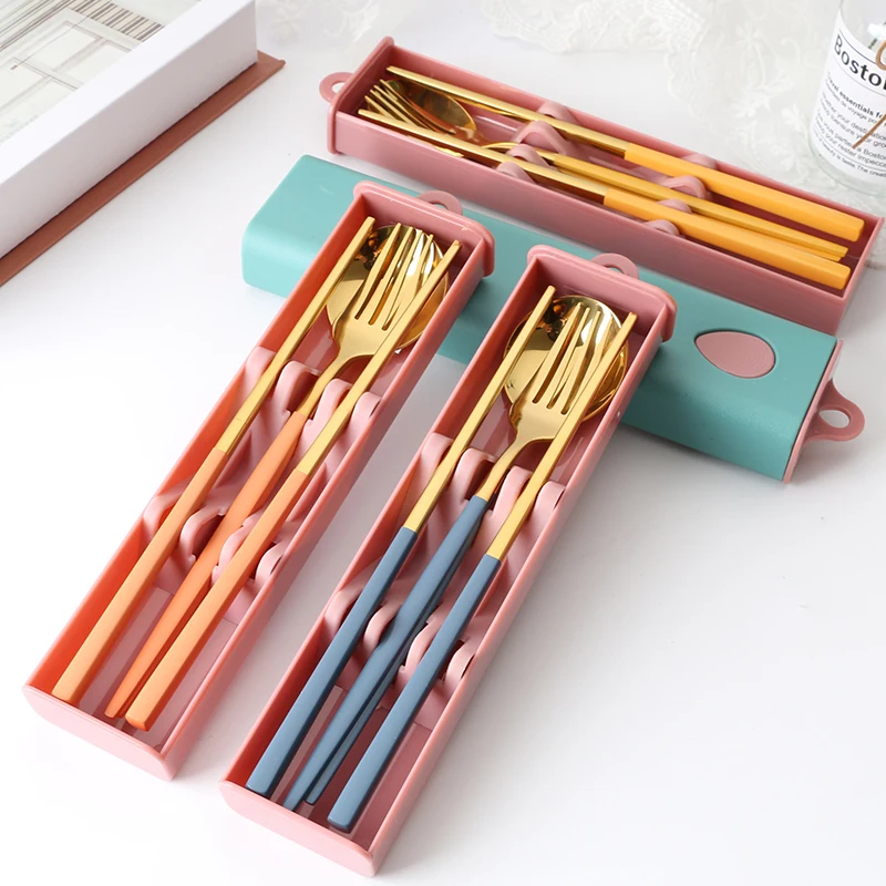 high quality 304 Stainless Steel Cutlery with spoon, fork and chopsticks Flatware Set, Silver,gold
high quality 304 Stainless Steel Cutlery with spoon, fork and chopsticks Flatware Set, Silver,gold