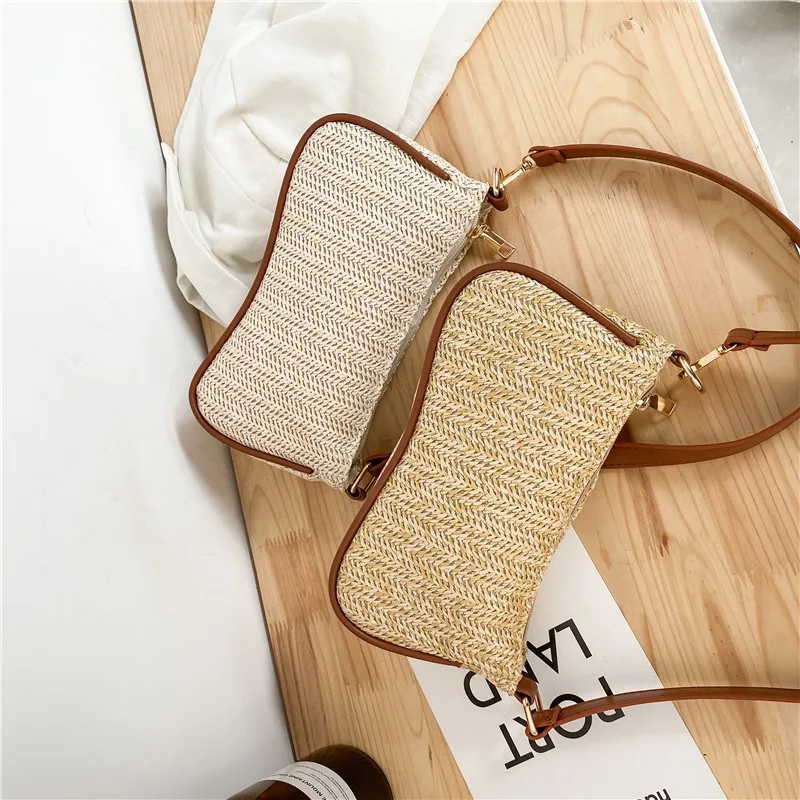 summer New Style vintage Underarm Bag single Crossbody Shoulder Bag Fashion Straw lady bags
summer New Style vintage Underarm Bag single Crossbody Shoulder Bag Fashion Straw lady bags