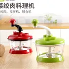 Multifunction Food Processor Kitchen Manual Food Vegetables Chopper Cutter Mixer
