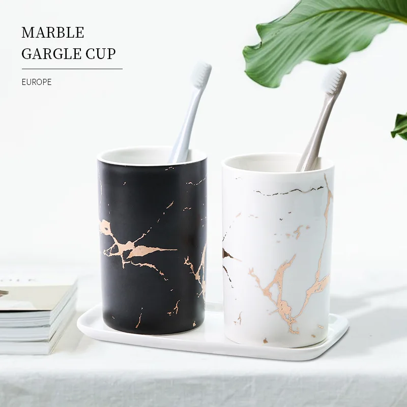 Gray Floor Gold Marbling Ceramic Cup Couple Cup Toothbrush Washing Cup Ins Nordic Style Home
Gray Floor Gold Marbling Ceramic Cup Couple Cup Toothbrush Washing Cup Ins Nordic Style Home