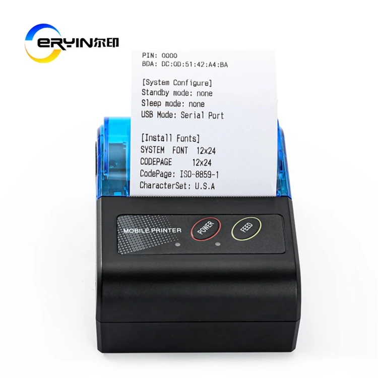 58mm Pos Portable wireless Thermal Receipt Printer