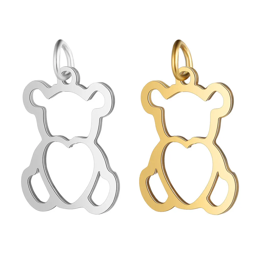 Jewelry Accessories Finding Accessories For Jewelry Metal Plated Gold Hollow Out Stainless Steel Bear Pendant Charm, Gold,silver,r
Jewelry Accessories Finding Accessories For Jewelry Metal Plated Gold Hollow Out Stainless Steel Bear Pendant Charm, Gold,silver,r