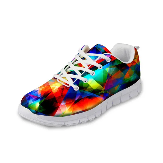 Colorful Rainbow Women Walking Shoes Casual Flats Breathable Mesh Sneakers Ladies Girls Light Lace Up Flat Shoes, Requirement
Colorful Rainbow Women Walking Shoes Casual Flats Breathable Mesh Sneakers Ladies Girls Light Lace Up Flat Shoes, Requirement