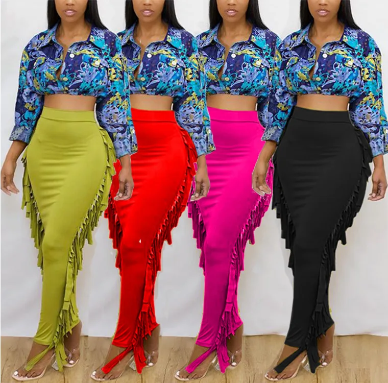 2021 New Fashion Tassel Autumn Streetwear Solid Color High Waist Tight Maxi Skirt Women Casual, Picture color
2021 New Fashion Tassel Autumn Streetwear Solid Color High Waist Tight Maxi Skirt Women Casual, Picture color