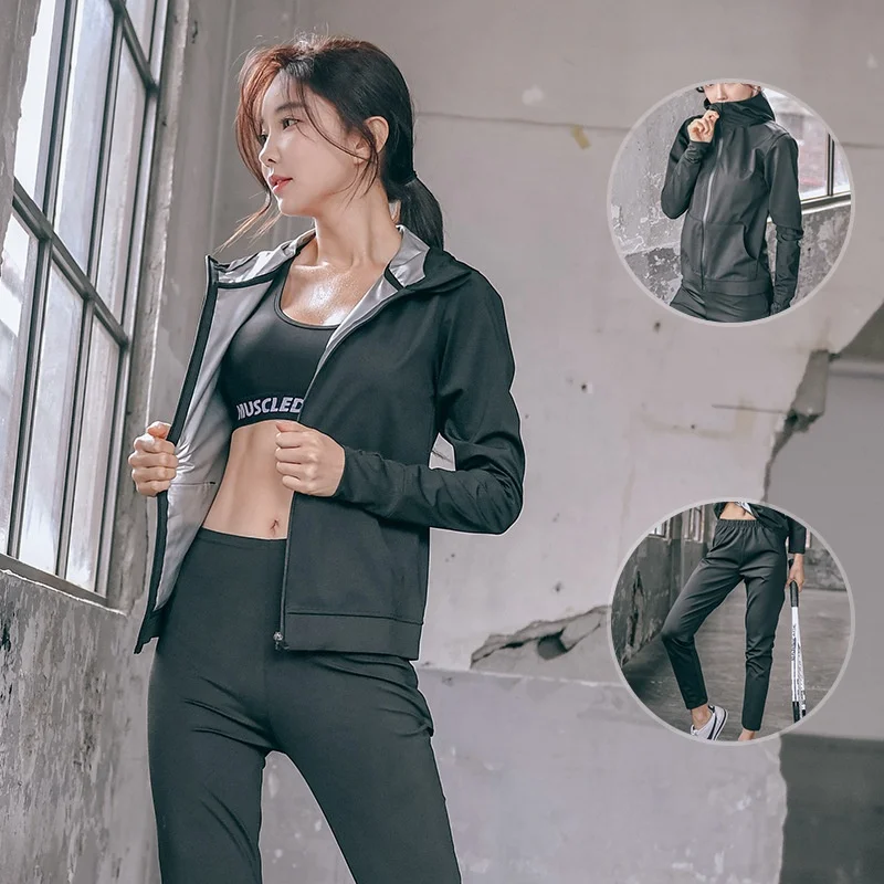 Best Thermal Body Care Plus Size Sauna Sweat Gym Training Fitness sets Women Adjustable Weight Loss Boxing Sweat suits 2021 hot
Best Thermal Body Care Plus Size Sauna Sweat Gym Training Fitness sets Women Adjustable Weight Loss Boxing Sweat suits 2021 hot