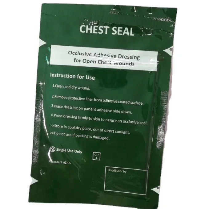 ifak chest seal rescue ems first responder vented chest seal