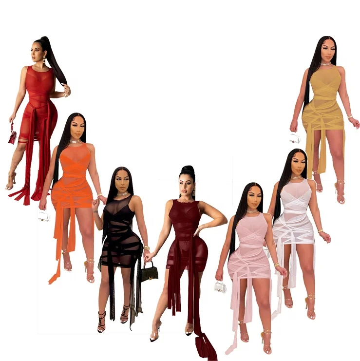 2021 women latest summer sexy club dresses s-5xl transparent grenadine solid color plus size dress
2021 women latest summer sexy club dresses s-5xl transparent grenadine solid color plus size dress