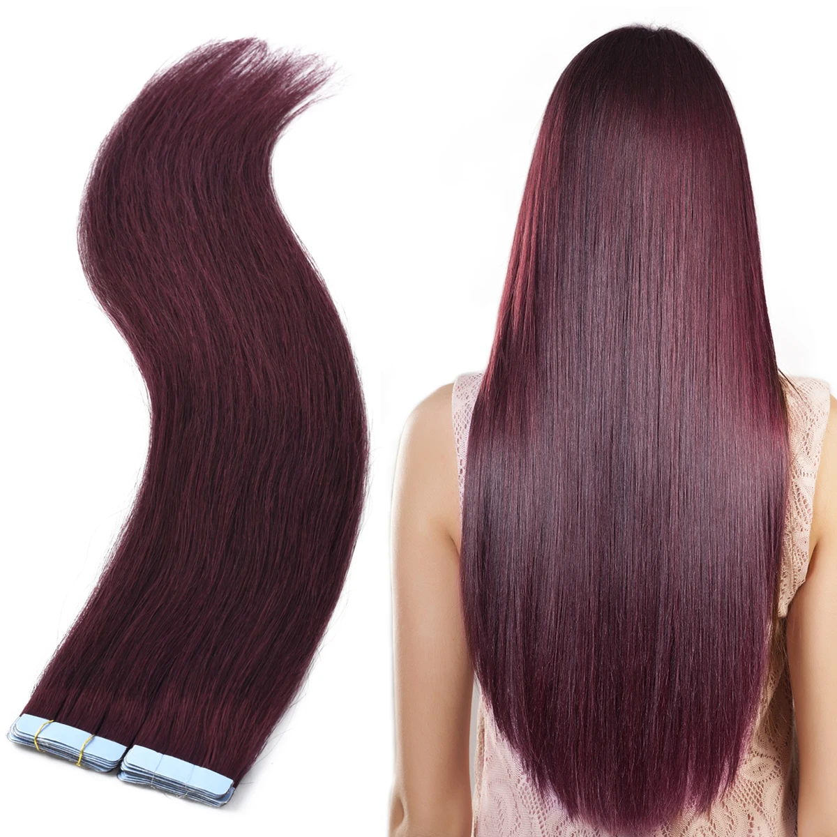 Free shipping 100% human hair tape in extensions, straight natural tape in hair extensions, Colored as coloring or customiation
Free shipping 100% human hair tape in extensions, straight natural tape in hair extensions, Colored as coloring or customiation