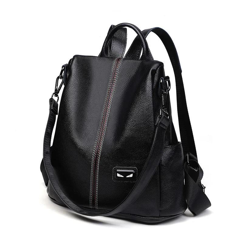 Wholesale Fashion PU Leather Waterproof Ladies Back Packs Bag Large Capacity Girl Backpack Casual Travel Women Backpacks, Black
Wholesale Fashion PU Leather Waterproof Ladies Back Packs Bag Large Capacity Girl Backpack Casual Travel Women Backpacks, Black