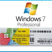 

Win 7 Pro COA Sticker Microsoft Windows 7 Professional keys software key license email delivery