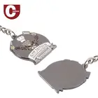 Wholesale T-shirt shape photo frame acrylic hotel charm keychain laser cut With custom logo