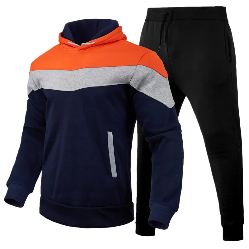 Men's Patchwork sweatsuit set with Hoodie Male Warm Street wear Pullover Sportswear Jogger Running Suit Fitness sweatsuit set
Men's Patchwork sweatsuit set with Hoodie Male Warm Street wear Pullover Sportswear Jogger Running Suit Fitness sweatsuit set