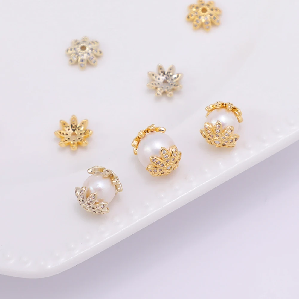 18K glod plated 9.5 mm caps bead flower bead cap brass beads caps for jewelry making
18K glod plated 9.5 mm caps bead flower bead cap brass beads caps for jewelry making