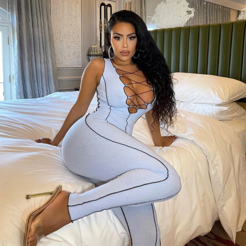 FS3930A Summer Rompers Fashion Ladies Playsuits Women Sporty Workout Active Wear 2021 Casual Solid Bodycon Jumpsuits
FS3930A Summer Rompers Fashion Ladies Playsuits Women Sporty Workout Active Wear 2021 Casual Solid Bodycon Jumpsuits