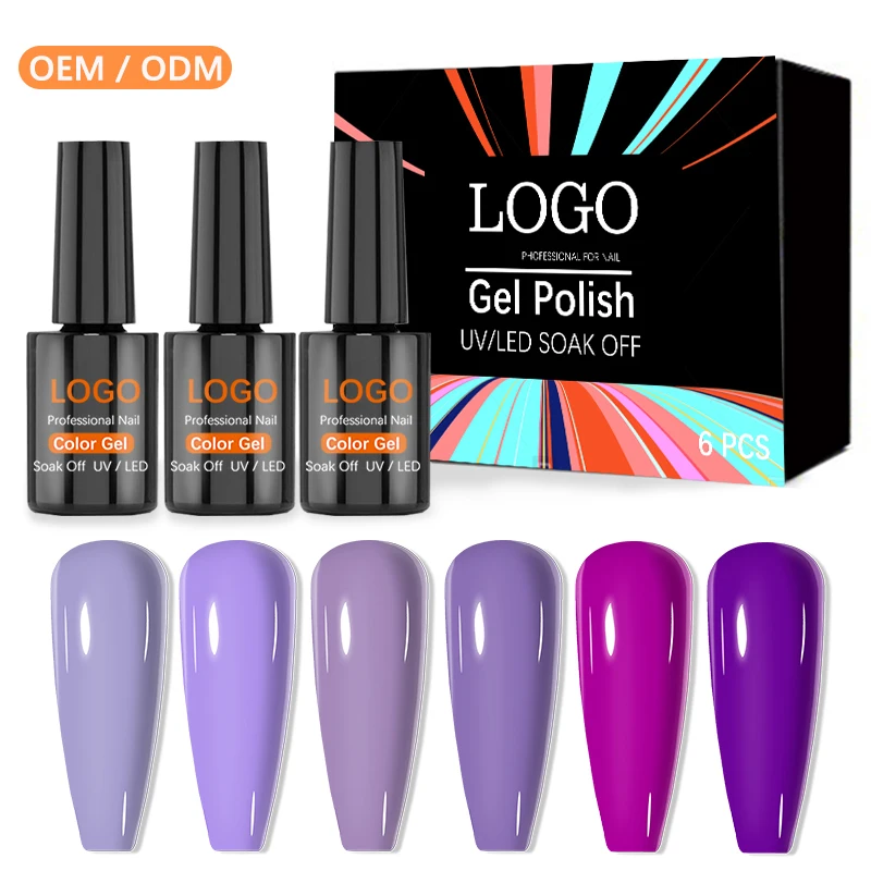 Factory price semi-cured lavender purple color gel long lasting UV gel polish with customized Korea colors new product OEM
Factory price semi-cured lavender purple color gel long lasting UV gel polish with customized Korea colors new product OEM