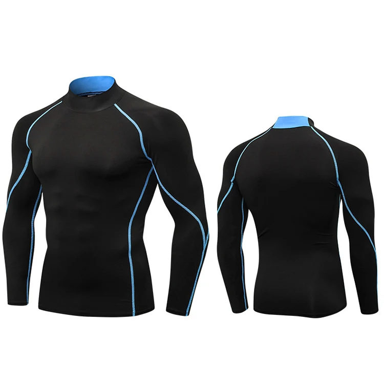 Fall Winter High-Neck Fitness Long-Sleeved PRO Sports Running Stretch Promotional Man's Compressed T-Shirt for Men Slimming Body, 7 colors
Fall Winter High-Neck Fitness Long-Sleeved PRO Sports Running Stretch Promotional Man's Compressed T-Shirt for Men Slimming Body, 7 colors