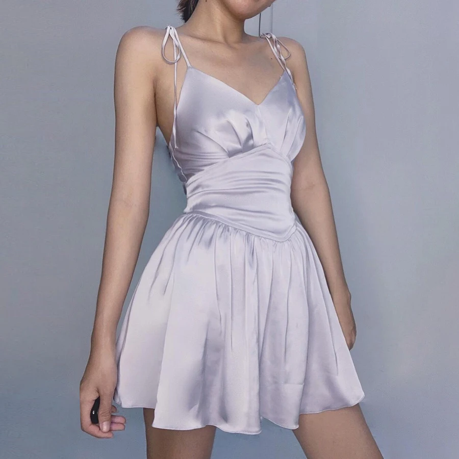 Nibber K20D11388 Summer Casual Sexy Sling Womens Dresses Lady Pleated A-line Minidress Street Wear Factory Wholesale Customized
Nibber K20D11388 Summer Casual Sexy Sling Womens Dresses Lady Pleated A-line Minidress Street Wear Factory Wholesale Customized