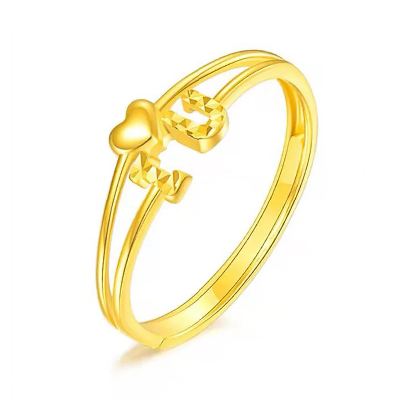 Vietnam Placer Gold IU Open Ring For Women Special-Interest Design Fashion Ring Valentine's Day Gifts For Girlfriend
Vietnam Placer Gold IU Open Ring For Women Special-Interest Design Fashion Ring Valentine's Day Gifts For Girlfriend