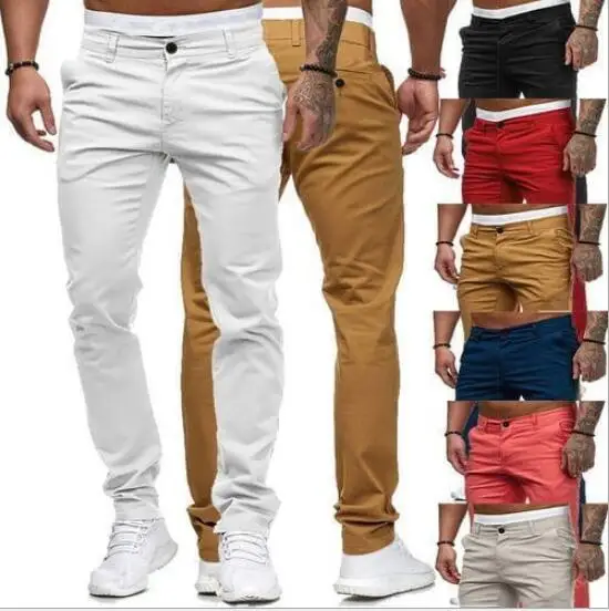 New casual pants for fall 2021 Men's casual solid-color pants for slim men, Picture 
New casual pants for fall 2021 Men's casual solid-color pants for slim men, Picture