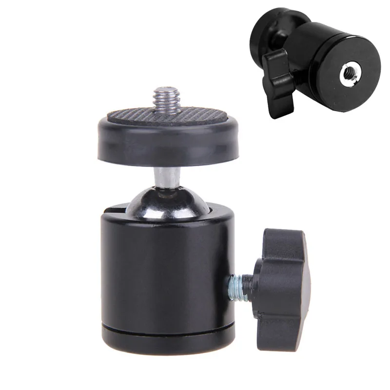 3/8"-1/4" Swivel Aluminum Material Camera Metal Ball Head for Projector and Tripod, Black
3/8"-1/4" Swivel Aluminum Material Camera Metal Ball Head for Projector and Tripod, Black