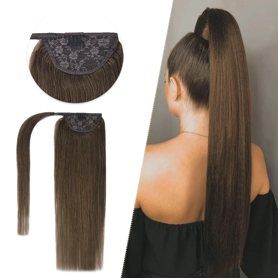 Neitsi Ponytail Hair Extensions Heat Resistant wrap round real human hair pony tail Hair Long Straight Wrap Velcro 20 24 Inches
Neitsi Ponytail Hair Extensions Heat Resistant wrap round real human hair pony tail Hair Long Straight Wrap Velcro 20 24 Inches