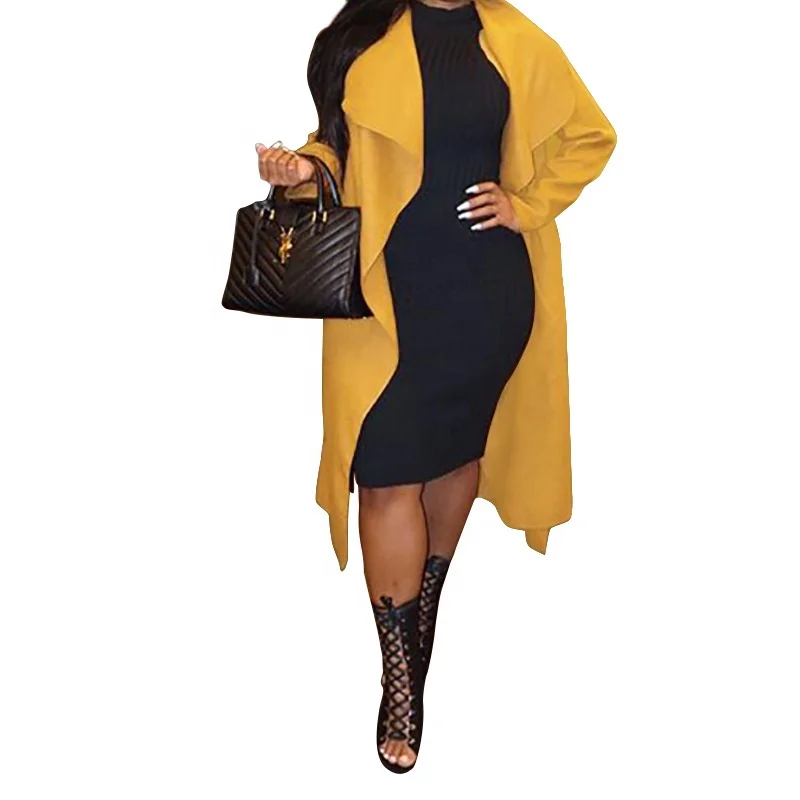MT153-1227 All-match loose-collar long-sleeved long trench coat women's clothing casual dresses casual dress women
MT153-1227 All-match loose-collar long-sleeved long trench coat women's clothing casual dresses casual dress women