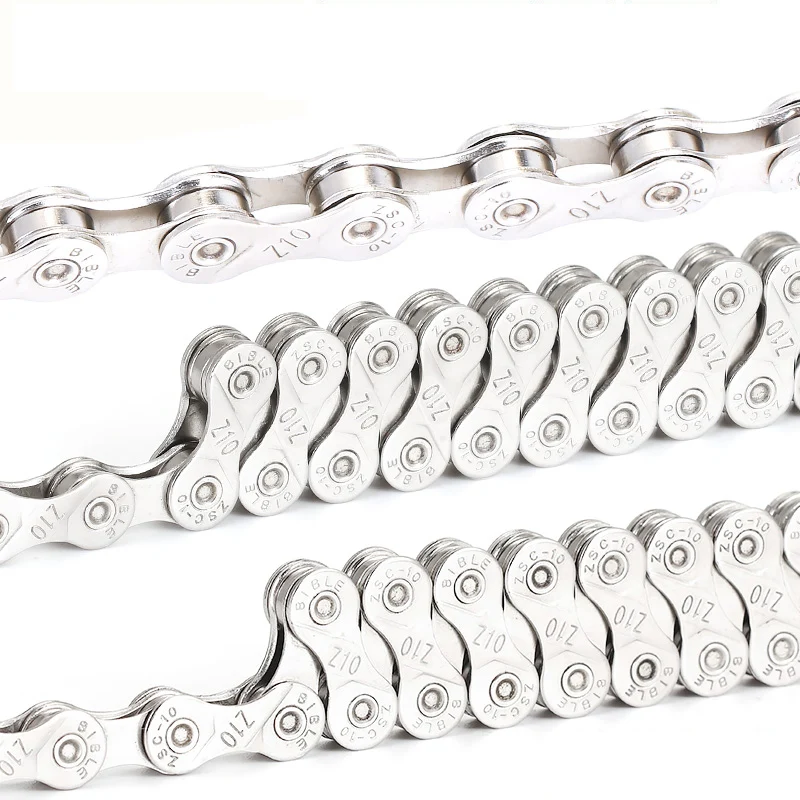 Mountain bike chain 8 speed 9 10 11 speed road bike 21 24 27 30 variable speed chain equipment, As shown
Mountain bike chain 8 speed 9 10 11 speed road bike 21 24 27 30 variable speed chain equipment, As shown