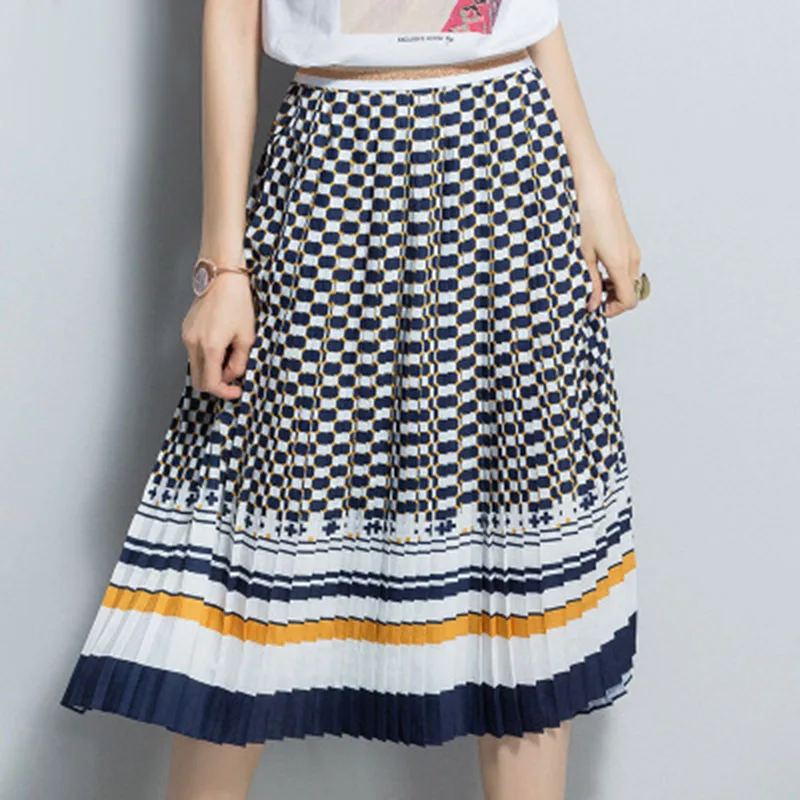 Wholesale2021 Spring and Summer New Ethnic Style Printed Pleated Skirt Fashion Contrast Striped Floral Slim A-line Skirt, Blue,yellow
Wholesale2021 Spring and Summer New Ethnic Style Printed Pleated Skirt Fashion Contrast Striped Floral Slim A-line Skirt, Blue,yellow