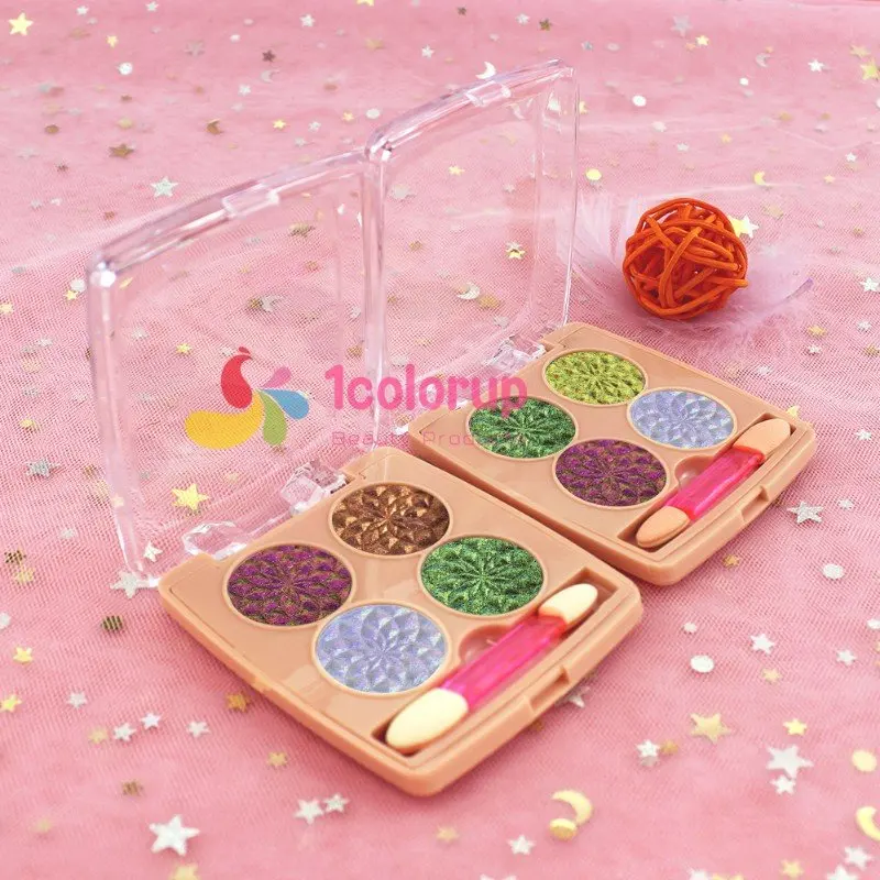 OEM Custom Eye Makeup Glitter 4 colors Eyeshadow Duochrome Chameleon Shiny Eyeshadow
OEM Custom Eye Makeup Glitter 4 colors Eyeshadow Duochrome Chameleon Shiny Eyeshadow