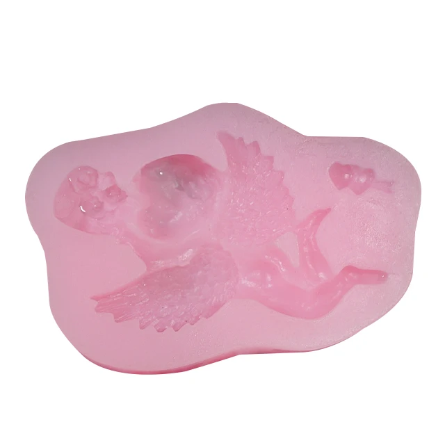 3D Angel Liquid Silicone Mould Fondant Cake Chocolate Baking Mold For Cake Decoration Tools, Pink
3D Angel Liquid Silicone Mould Fondant Cake Chocolate Baking Mold For Cake Decoration Tools, Pink