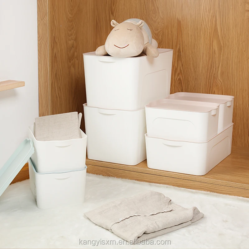 2022 new design Simple style home storage box Small size clothing toy storage box top stackable plastic box with lid
2022 new design Simple style home storage box Small size clothing toy storage box top stackable plastic box with lid