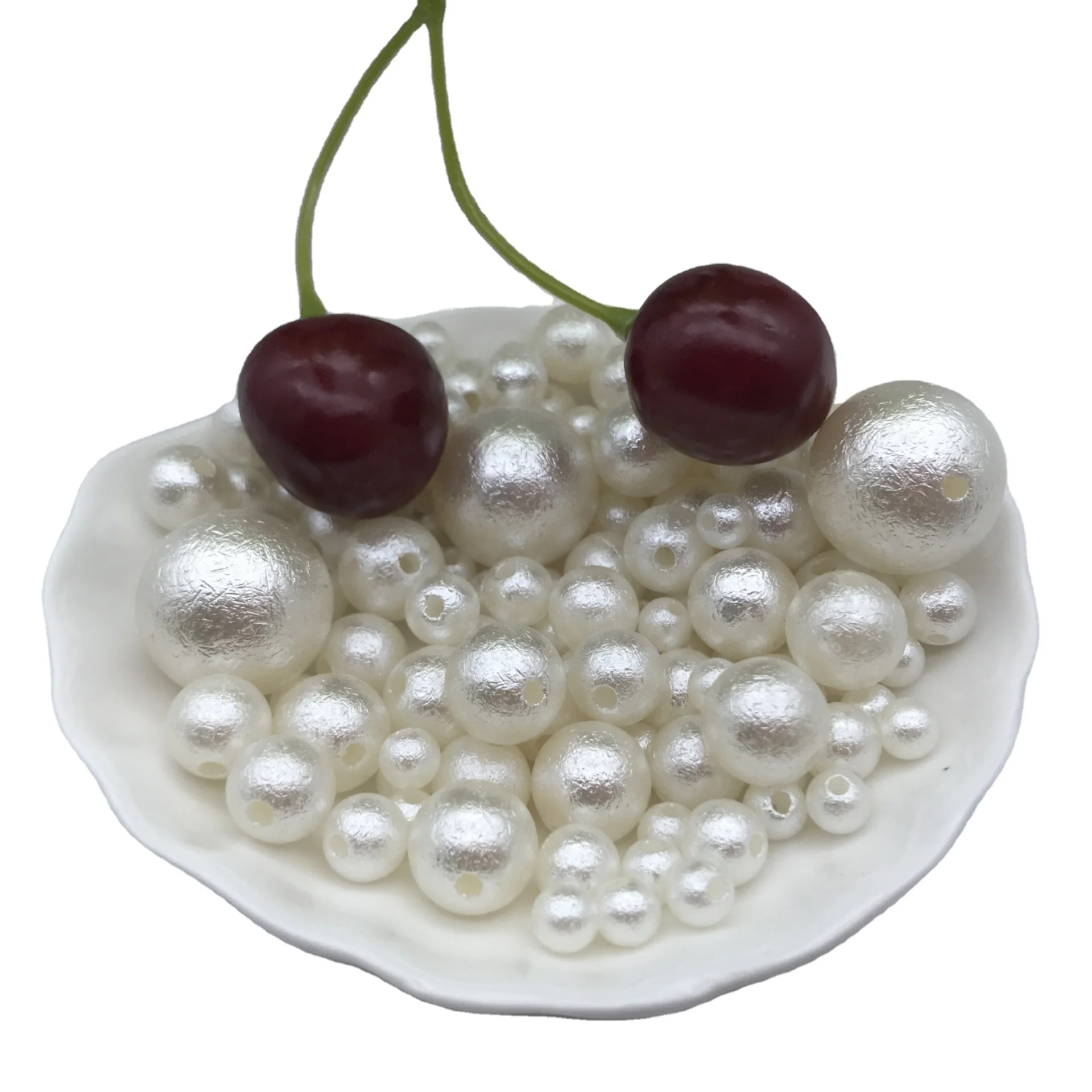 Good quality cream color abs wrinkle cotton plastic pearl beads for DIY decoration, Custom color
Good quality cream color abs wrinkle cotton plastic pearl beads for DIY decoration, Custom color