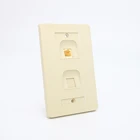MT-5906 South America dual port keystone wall plate SWITCH WALL PLATE