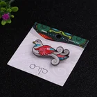 Promotional custom flower rose gold hard enamel lovely lapel pin