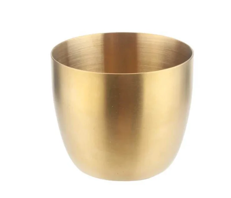 240ml Stainless Steel Thickening Single Wall Wine Tumbler Silver Gold Dinking Beer Cup for bar, Customized thermo mug
240ml Stainless Steel Thickening Single Wall Wine Tumbler Silver Gold Dinking Beer Cup for bar, Customized thermo mug