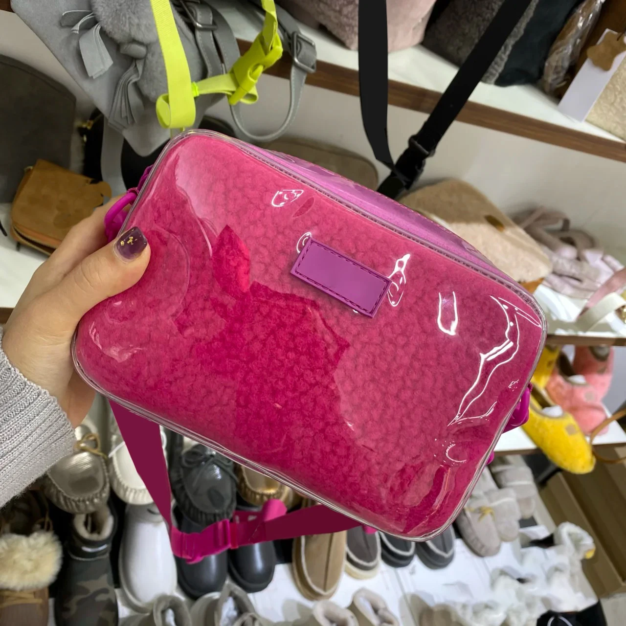 Wholesale Girls Messenger Shoulder Hand Bag Women Rainbow Candy Jelly Crossbody Bag Colorful Sheepskin Sling Jelly Bag, Black/pink/dark pink/brown/coffee
Wholesale Girls Messenger Shoulder Hand Bag Women Rainbow Candy Jelly Crossbody Bag Colorful Sheepskin Sling Jelly Bag, Black/pink/dark pink/brown/coffee