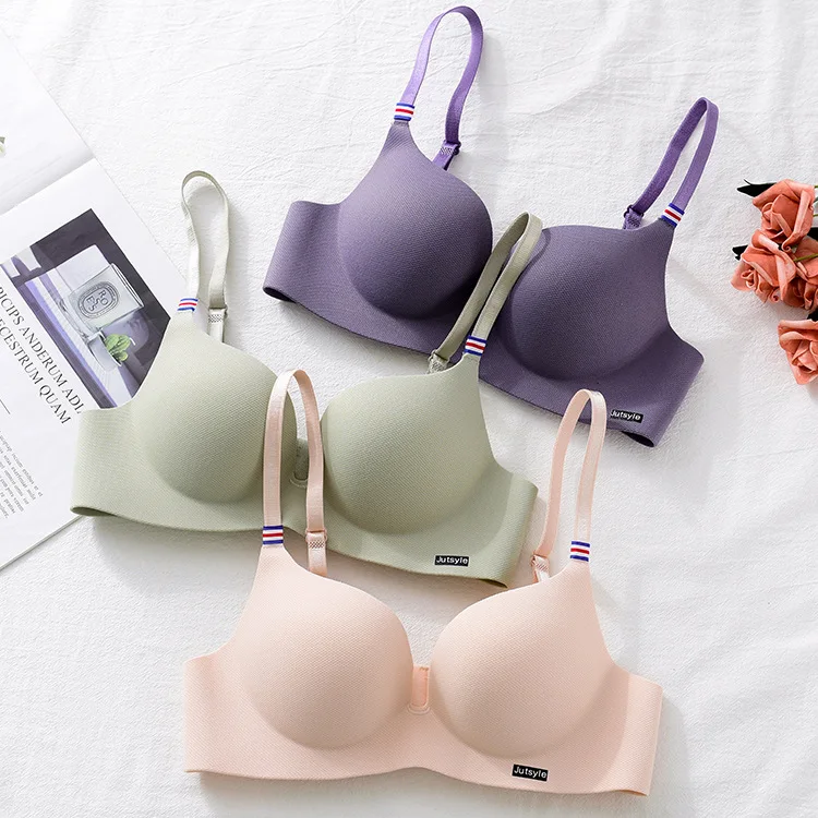 Women's One-piece Push Up Bra Set Seamless Soft Cup Underwear Set, As shown
Women's One-piece Push Up Bra Set Seamless Soft Cup Underwear Set, As shown