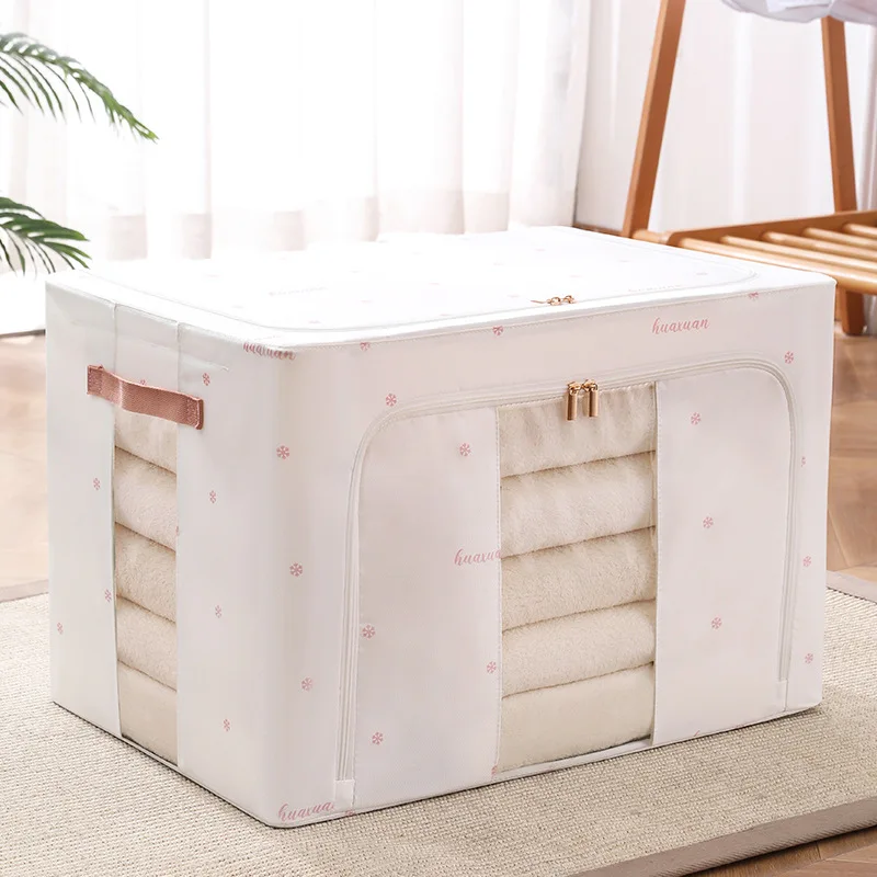 25/66/100L large capacity waterproof oxford cloth steel frame storage box wardrobe foldable clothes storage organizer bag, Greyb, beige, navy, brown
25/66/100L large capacity waterproof oxford cloth steel frame storage box wardrobe foldable clothes storage organizer bag, Greyb, beige, navy, brown
