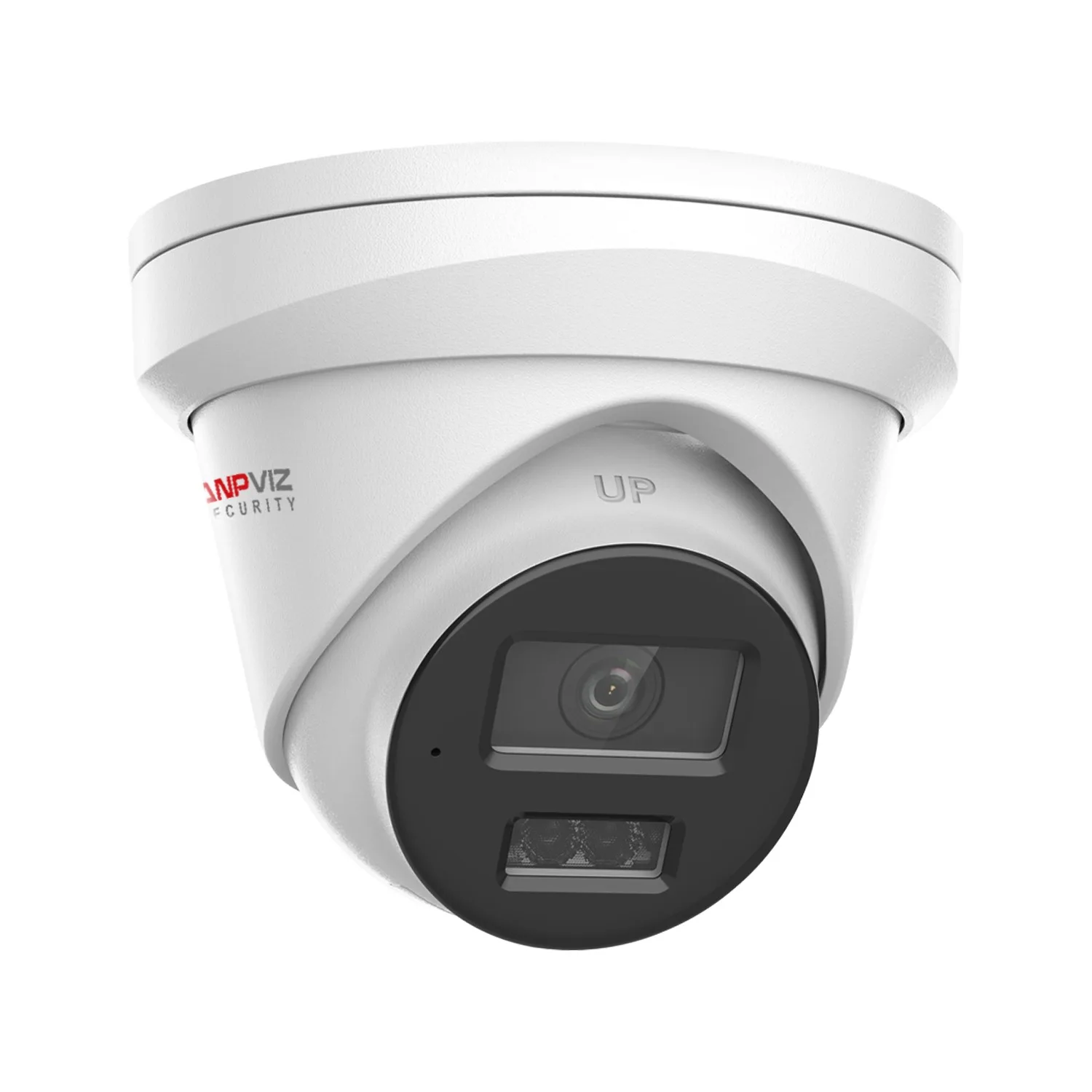 ANPVIZ 5MP IP POE Camera Turret Smart IR&Color Dual-Light Human/Vehicle Detection Built in mic All-metal H.265+ WDR CCTV camera