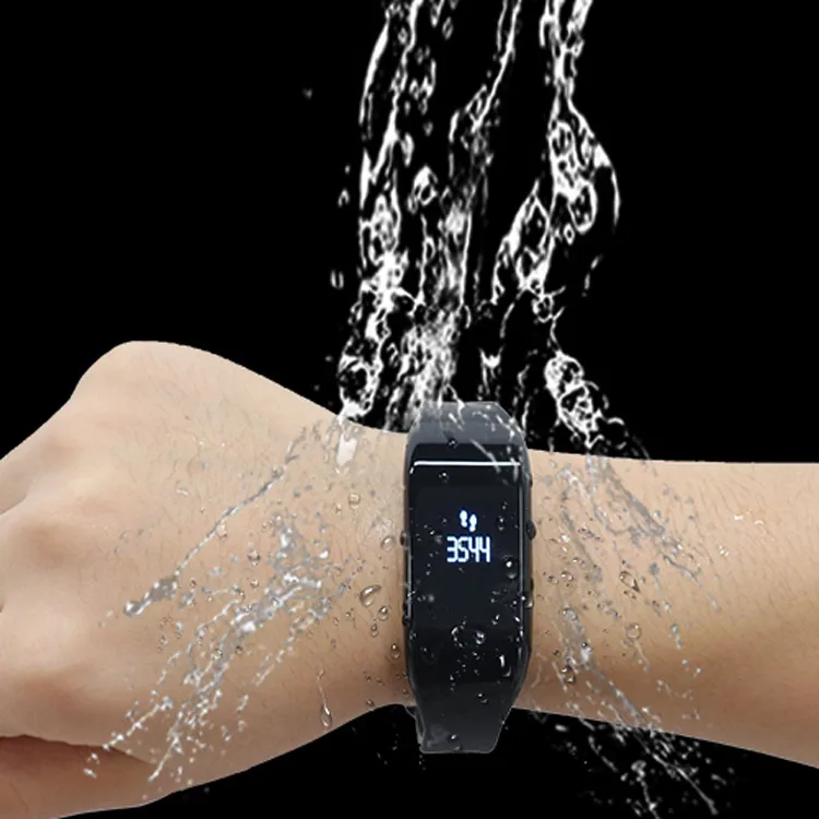 

Fitness tracker IP67 waterproof sport watch wristband bracelet pedometer for man or woman intelligence health bracelet