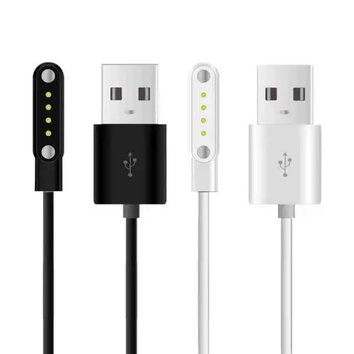Universal Smart Watch Charging Cable Zinc Alloy Adsorption Charging Data Cable for 4 pin, White
Universal Smart Watch Charging Cable Zinc Alloy Adsorption Charging Data Cable for 4 pin, White