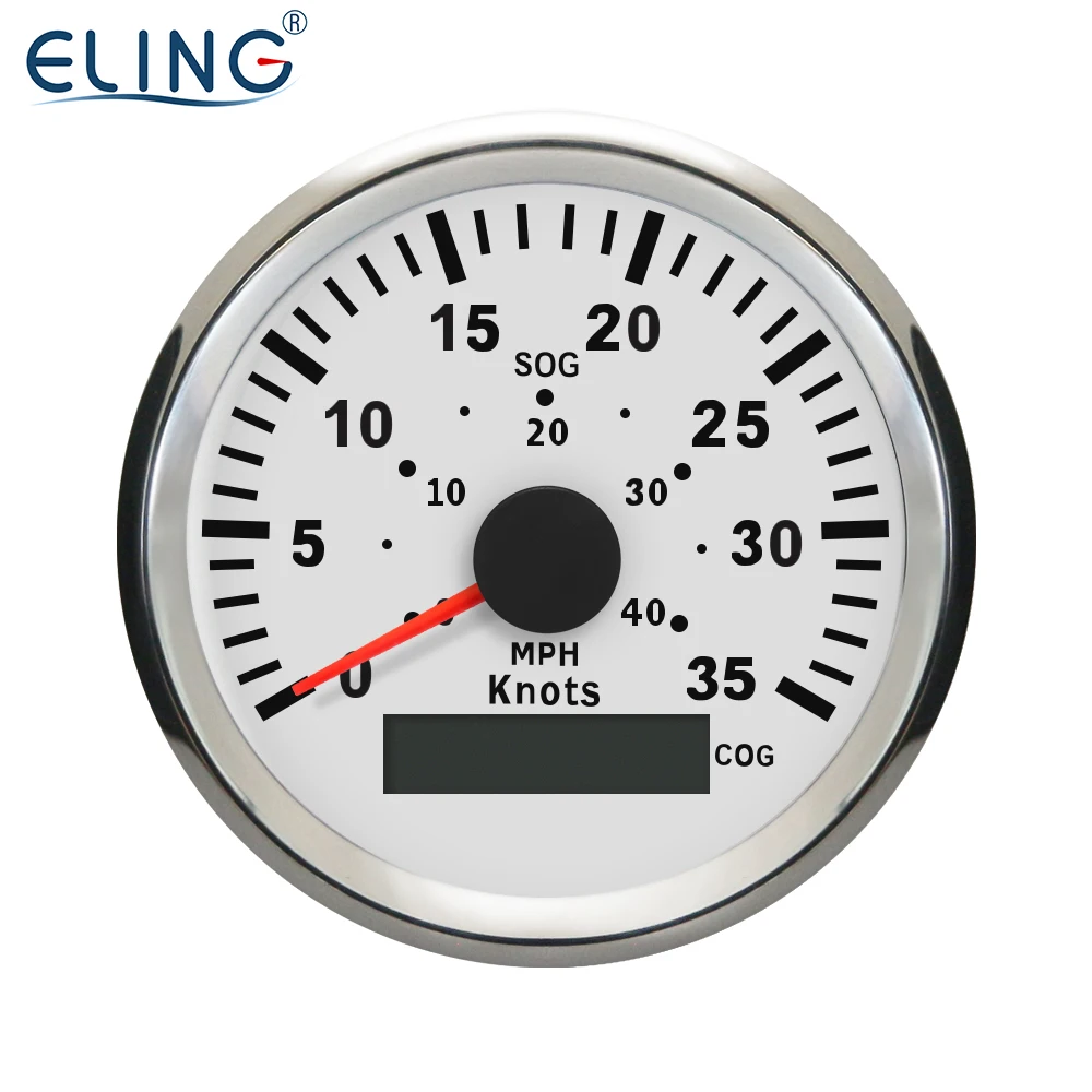 ELING GPS Speedometer Speedo Gauge 0-35 Knots for Boat Yacht Vessel 3-3/8'' (85mm) 9-32V
ELING GPS Speedometer Speedo Gauge 0-35 Knots for Boat Yacht Vessel 3-3/8'' (85mm) 9-32V